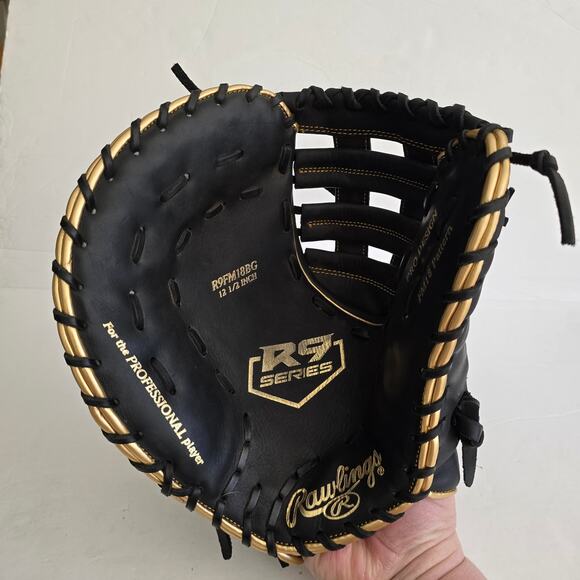 Rawlings R9 Series R9FM18BG 12.5" First Base Mitt 2021 Model LH Throw Baseball - Picture 4 of 7